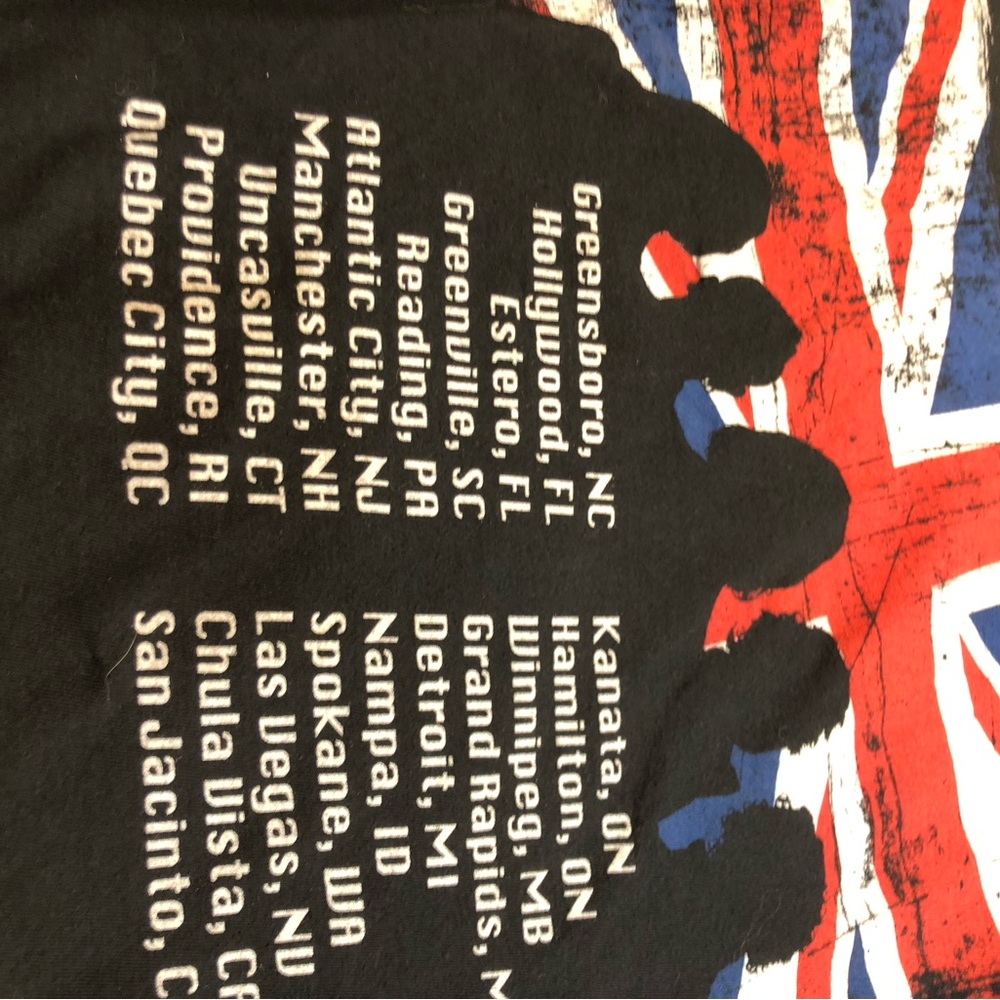 Vintage Def Leppard Concert T-shirt , tag faded see measurements seems M/L adult - Picture 7 of 9